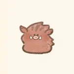 干支の亥（猪）さんのフリーアイコン