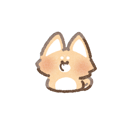 干支の戌（犬）さんのフリーイラスト