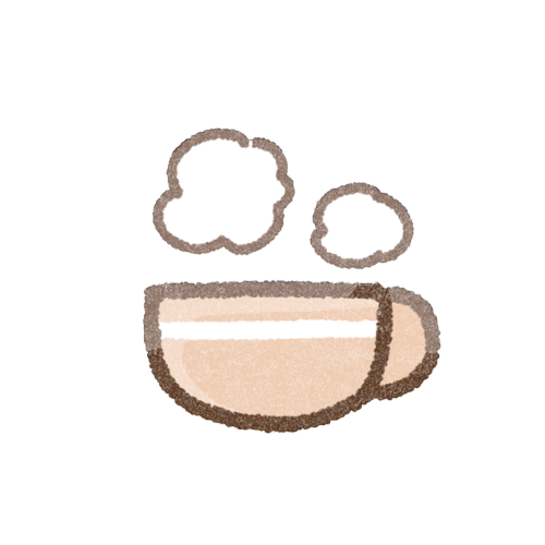 暖かい飲み物のフリーイラスト