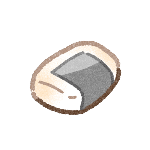 海苔巻き餅のフリーイラスト