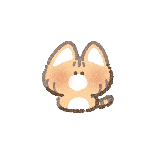 茶トラ猫さんのフリーイラスト