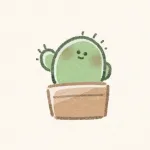 サボテンくんのフリーアイコン