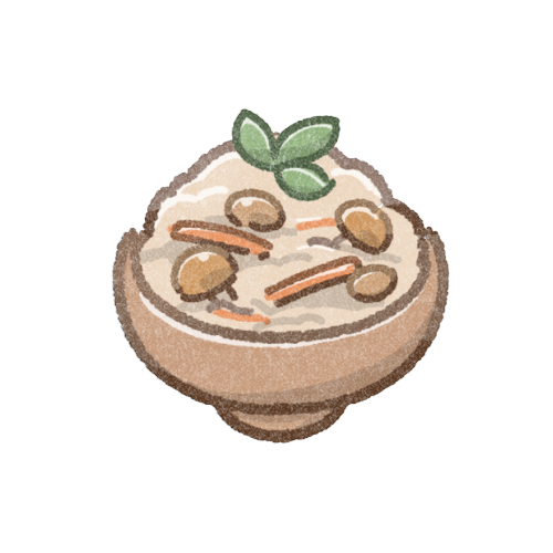 炊き込みご飯のフリーイラスト