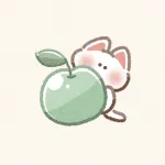 青りんごと白猫さんのフリーアイコン