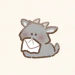 黒ヤギさんのフリーアイコン