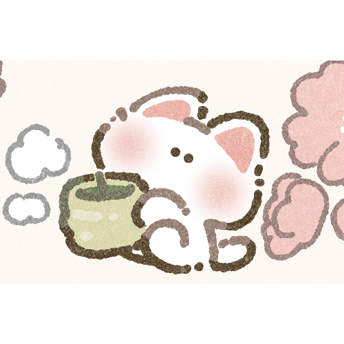 春のフリーヘッダーイラスト