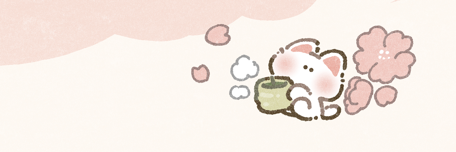 春のフリーヘッダーイラスト