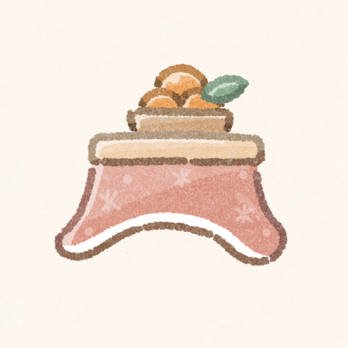 こたつとみかんのフリーアイコン