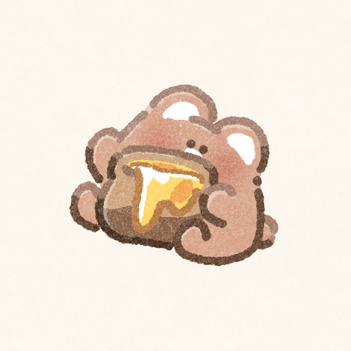 はちみつとくまさんのフリーアイコン