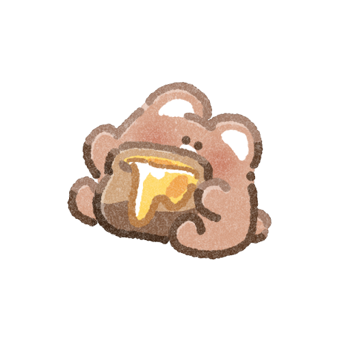 はちみつとくまさんのフリーイラスト