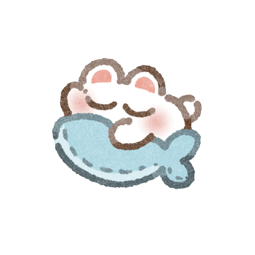 心地良く眠る白くまさんのフリーイラスト