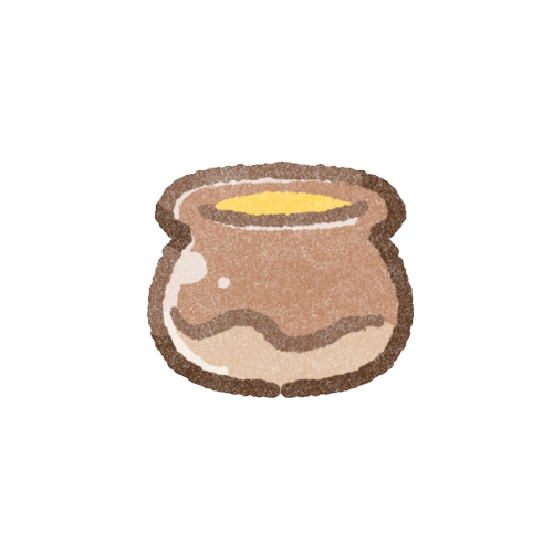 はちみつの壺のフリーイラスト