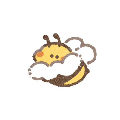 みつばちさんのフリーイラスト