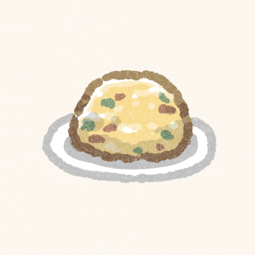 チャーハンのフリーアイコン