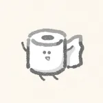 トイレットペーパーのフリーアイコン