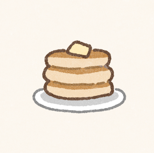 パンケーキのフリーアイコン