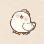 鶏さん（大びな）のフリーアイコン