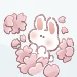 桜とうさぎさんのフリーアイコン