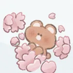 桜とくまさんのフリーアイコン