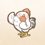 立派な鶏さんのフリーアイコン