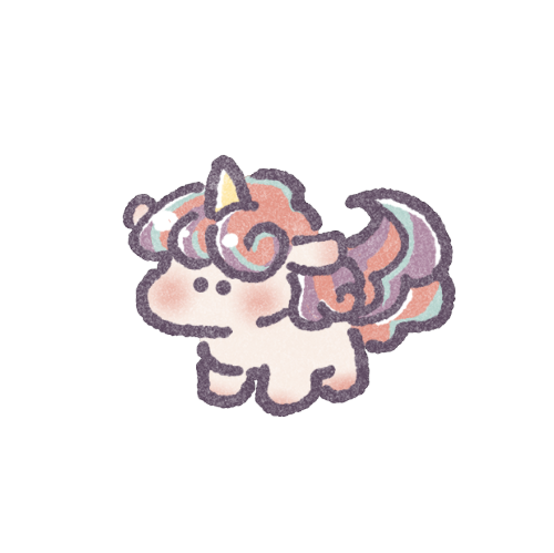 ユニコーンのフリーイラスト