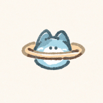 猫型惑星のフリーアイコン