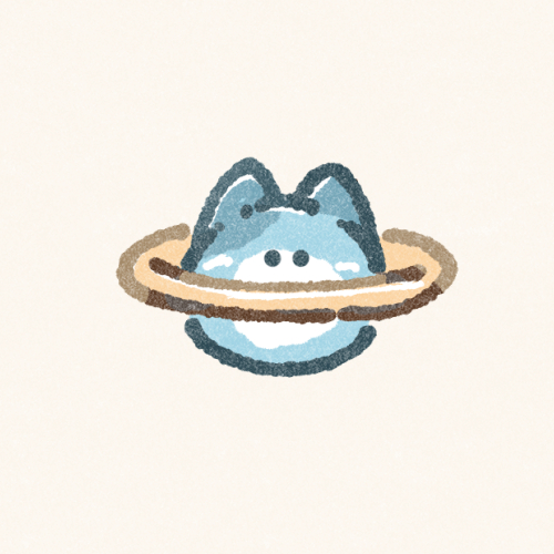 猫型惑星のフリーアイコン