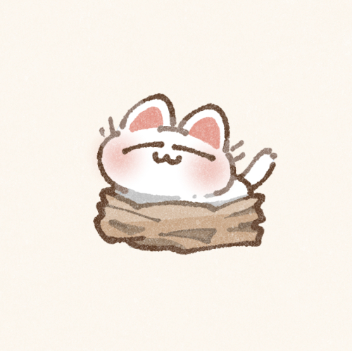 ご満悦な猫さんのフリーアイコン