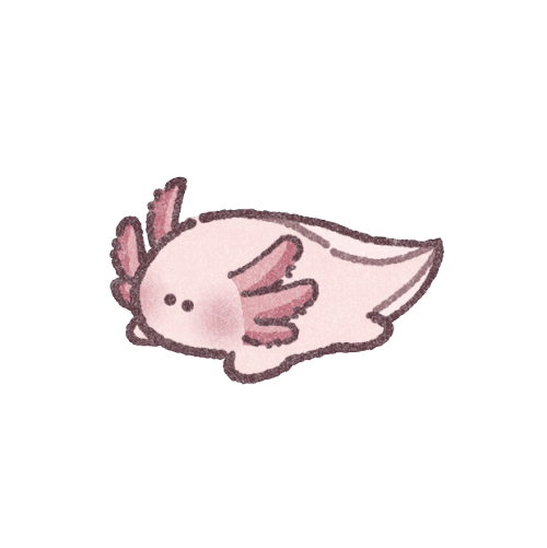 アホロートルのフリーイラスト