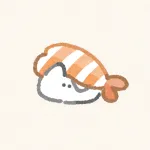 エビのお寿司のフリーアイコン