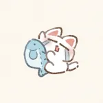 泣いちゃった猫さんのフリーアイコン