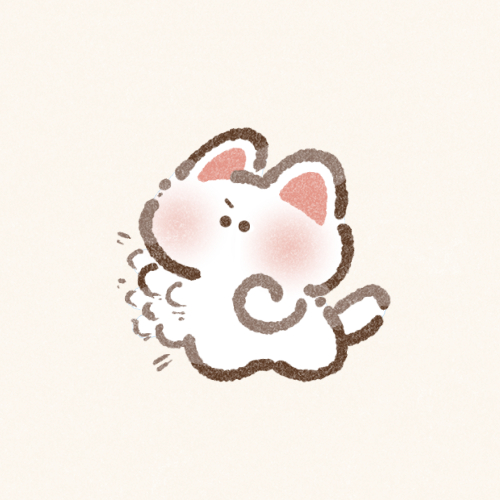 猫パンチのフリーアイコン