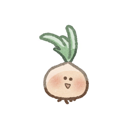 芽が出たたまねぎさんのフリーイラスト