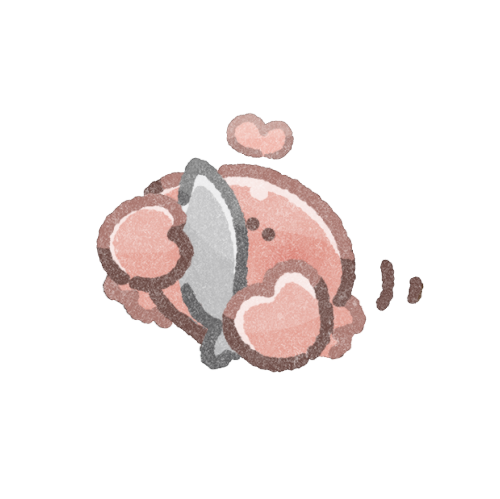 お魚を持つカニさんのフリーイラスト