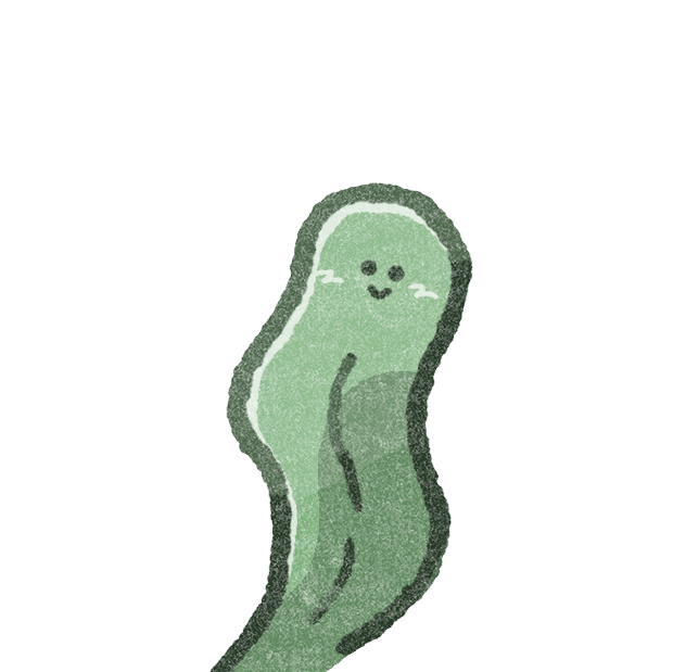 わかめのフリーイラスト