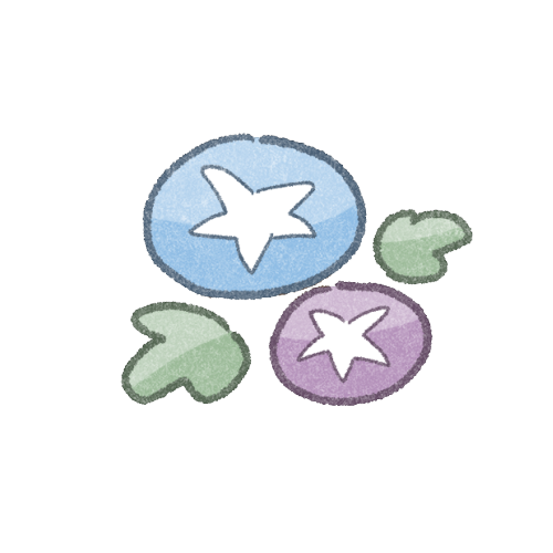 あさがおのフリーイラスト
