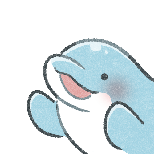 イルカのフリーイラスト