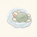 クッションでのんびり亀さんのフリーアイコン