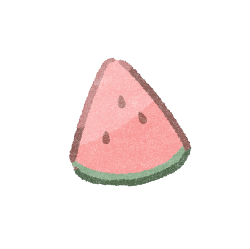 スイカのフリーイラスト