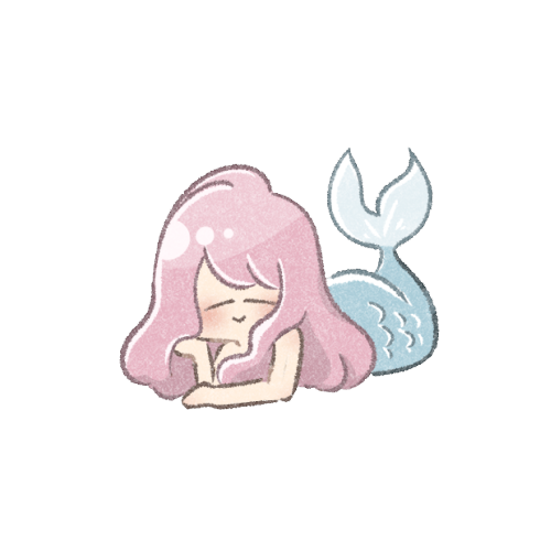 人魚のフリーイラスト