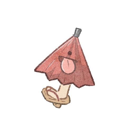 傘おばけ（からかさ小僧）のフリーイラスト