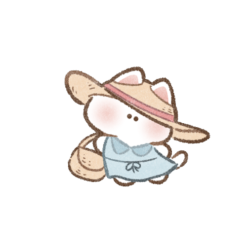 夏の猫さんのフリーイラスト