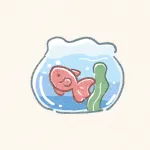 金魚鉢のフリーアイコン