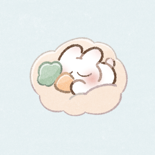 のんびりうさぎさんのフリーアイコン
