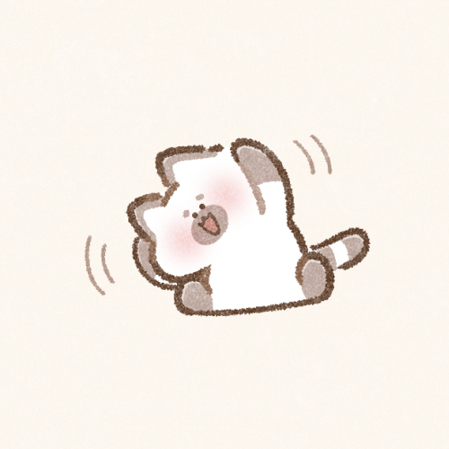 ストレッチしようとしてゆらゆらする猫さん