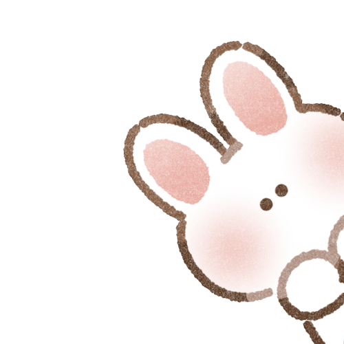 ドアップ兎さんのフリーイラスト