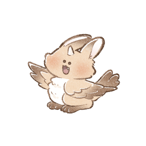 ヴォルパーティンガーのような生き物のフリーイラスト