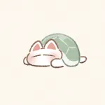 亀な猫さんのフリーアイコン