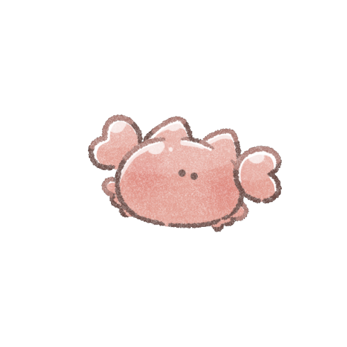 猫耳カニさんのフリーイラスト