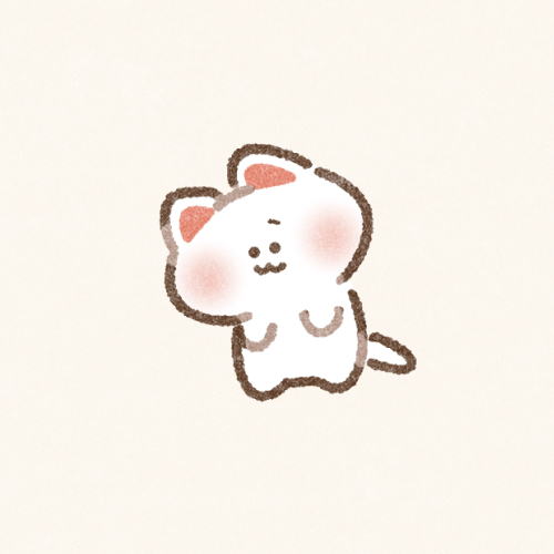 しょんぼり猫さんのフリーアイコン